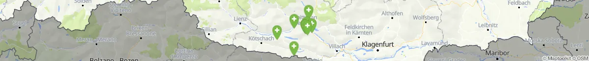 Map view for Pharmacies emergency services nearby Lurnfeld (Spittal an der Drau, Kärnten)
